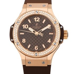 Hublot Big Bang 38 Cappuccino Diamond Bezel Watch