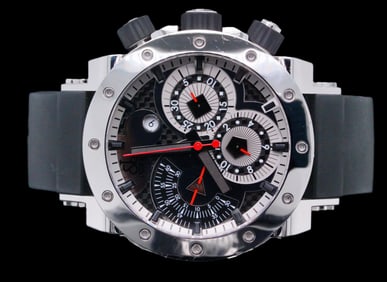Jacob & Co. Epic II Chronograph Steel Watch