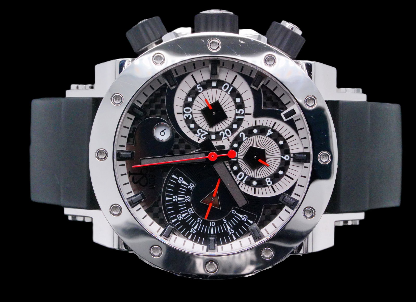 Jacob & Co. Epic II Chronograph Steel Watch (1 of 9)