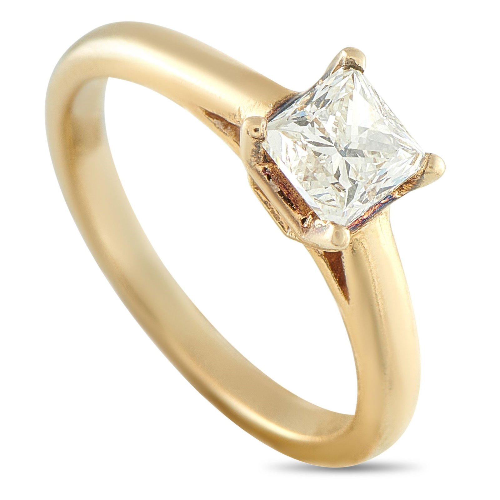 1.00ct GIA VS2/J Diamond and 14K Yellow Gold Ring (1 of 5)