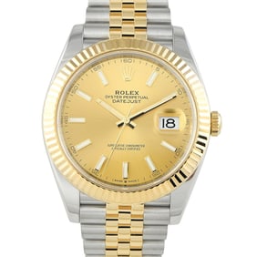 Rolex Datejust 41 Champagne Dial Two-Tone Watch Ref. 126333