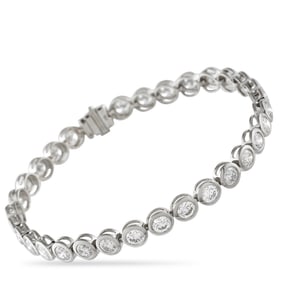 8.50ctw Diamond and 18K White Gold Bracelet