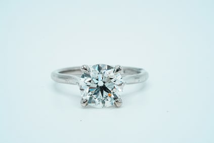 2.80ct GIA VS2/J Diamond and 14K White Gold Ring