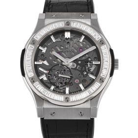 Hublot Ultra-Thin Skeleton Diamond Bezel Watch