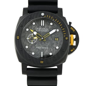 Officine Panerai Submersible GMT Navy SEALs Carbotech Watch