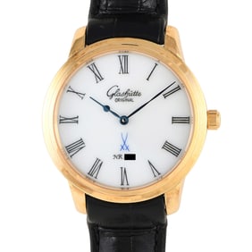 Glashutte Original Senator Meissen 18K Rose Gold Watch