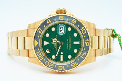 Rolex GMT-Master II 40mm 18K Yellow Gold Watch