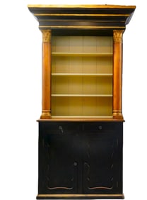 Neoclassical Style Cabinet with Corinthian Columns