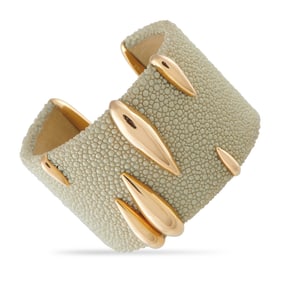 de Grisogono Galuchat and 18K Yellow Gold Bracelet