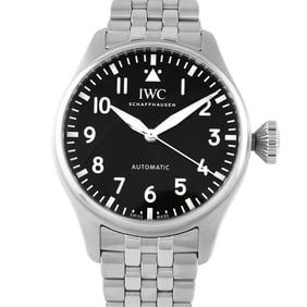 IWC Big Pilot's 43 Black Dial Steel Watch Ref. IW329301