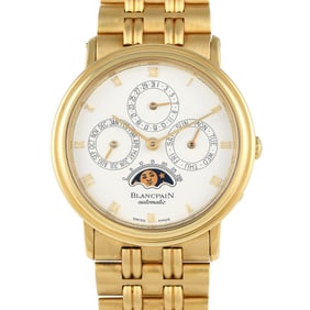 Blancpain Villeret Perpetual Calendar 18K Watch