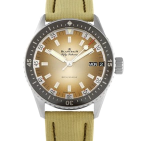 Blancpain Fifty Fathoms Bathyscaphe Day Date Desert Watch
