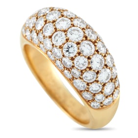 Van Cleef & Arpels Diamond and 18K Yellow Gold Ring