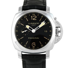 Officine Panerai Luminor 1950 3 Days GMT Steel Watch