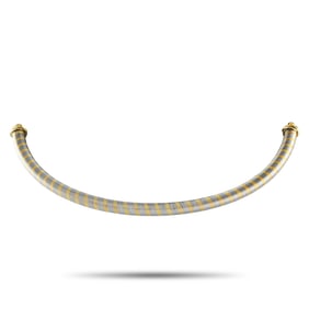 Cartier Vintage 18K and Stainless Steel Necklace