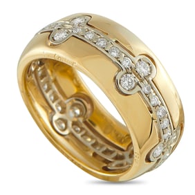 Cartier 0.65ctw Diamond and 18K Yellow Gold Ring