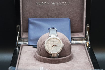 Harry Winston Premier 1.64ctw Diamond and 18K 36mm Watch