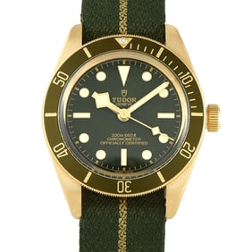 Tudor Black Bay 58 Green Dial 39mm 18K Watch Ref. 79018