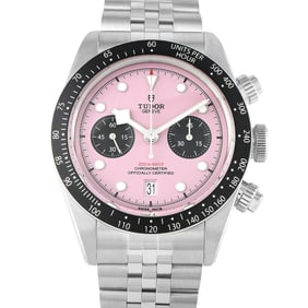 Tudor Black Bay Chrono Pink 41mm Stainless Steel Watch