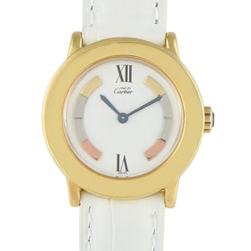 Cartier Must de Cartier Ronde Tridor Dial Vermeil Watch