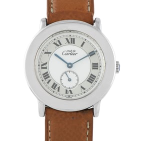 Cartier Must de Cartier Ronde Sterling Silver Watch