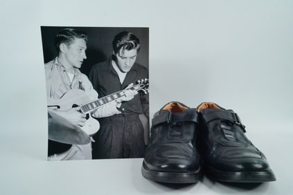 Scotty Moore Personal BreezeWalk Leather Loafers W/COA