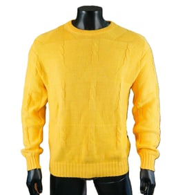 Jerry Lee Lewis Personally Owned Yellow Sweater W/COA