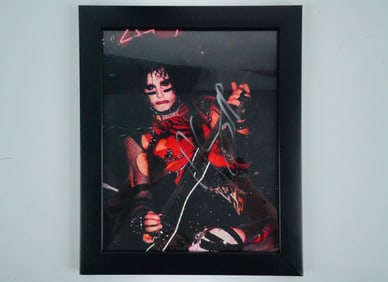 Nikki Sixx Signed Live Performance Photo (JSA Certified)