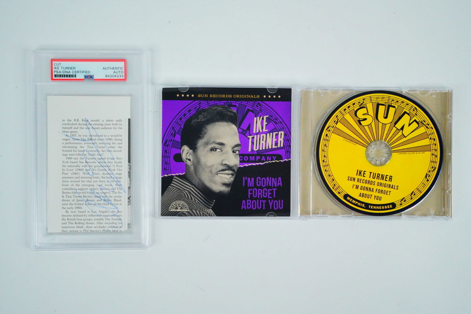 Ike Turner Signed PSA/DNA Certified Cut Signature (1 of 7)