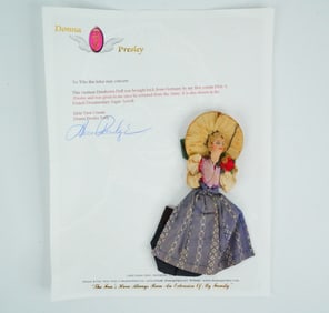 Elvis Presley German Doll Gifted to Donna Presley