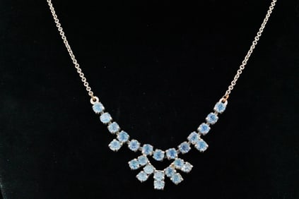 Marilyn Monroe Personally Owned Blue Rhinestone Necklace