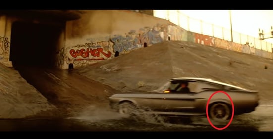 Gone in Sixty Seconds (2000) "Eleanor" Wheel and Tire