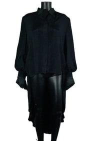 Arlene Dahl's Claude Montana Paris High-Low Blouse