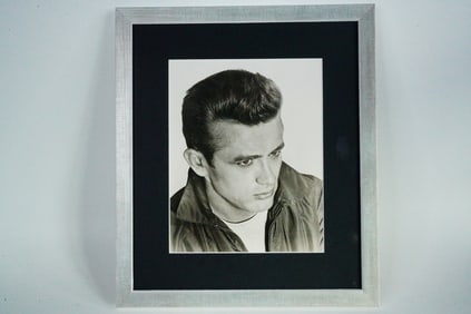James Dean Signed Black and White Photo W/COA