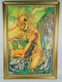 Antitrust (2001) "Alien Kitty" Set Decoration W/MGM COA