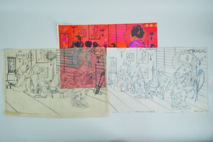 Ron Croci Original Concept Art From Memoirs of a Geisha