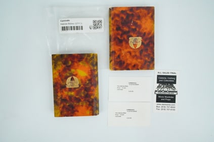 Carnivale (2003) Lot of (2) Prop Hebrew Bibles