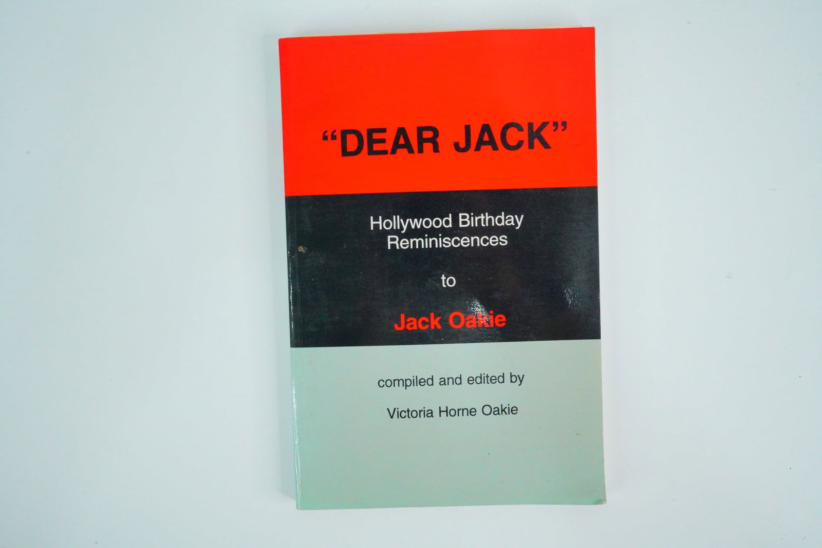 James Stewart's "Dear Jack" Book W/Letter from Jack Oakie: James Stewart Personally Owned "Dear Jack" Book with Handwritten Letter from Jack Oakie Acquired From Star Wares Los Angeles W/Letter of Provenance - A copy of Dear Jack: Hollywood Birthday Reminiscen