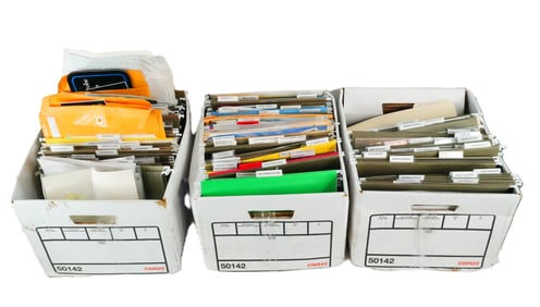 Archival Lot of Elvis Presley and Celebrity Museum Files