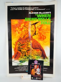 When Eight Bells Toll, Total Recall Lot of (2) Posters