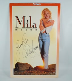 Mila Mason Signed Promotional Display
