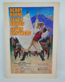 Seven Brides for Seven Brothers (1982) Signed Poster