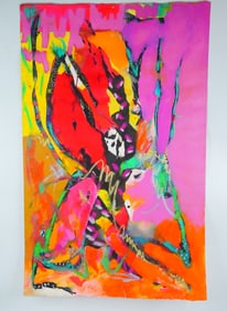 Abstract Painting Dedicated to Sir Keith Holman