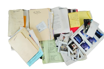 Large Studio Production Paperwork Archive