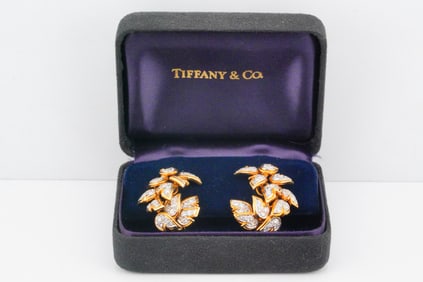 Tiffany & Co. 1960s 2.75ctw VS Diamond 18K Earrings
