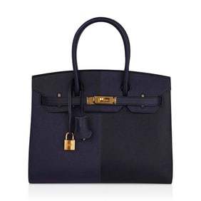 Hermes Birkin 30 Casaque Sellier Tri-Color Gold HW Bag