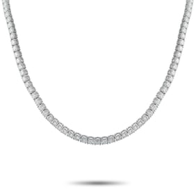 23.00ctw Diamond and Platinum 33" Tennis Necklace