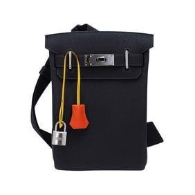 Hermes Hac a Dos PM Caban Tricolor Togo PHW Backpack