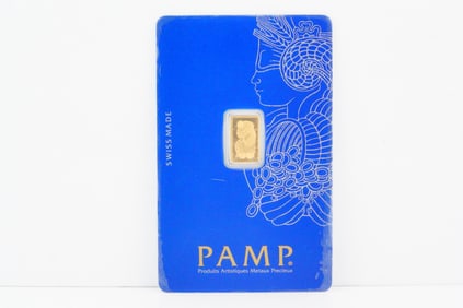 Pamp Suisse 1 Gram 999.9 Fine Gold Fortuna Bar