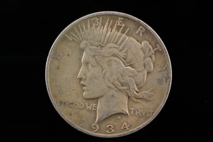 1934-D Silver Peace Dollar